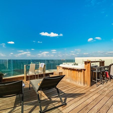 Penthouse 3Br + Roof Top + Parking - On The Beach Χάιφα Εξωτερικό φωτογραφία