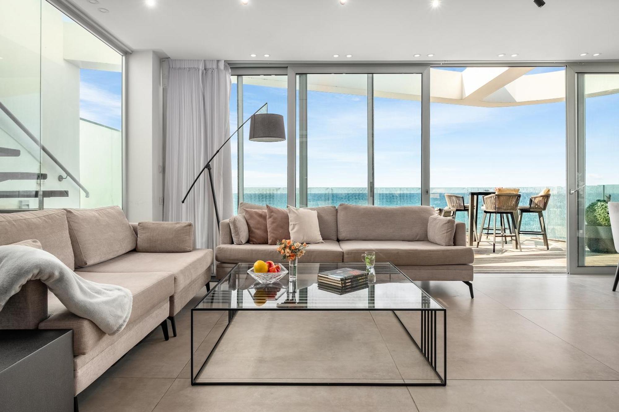 Penthouse 3Br + Roof Top + Parking - On The Beach Χάιφα Εξωτερικό φωτογραφία
